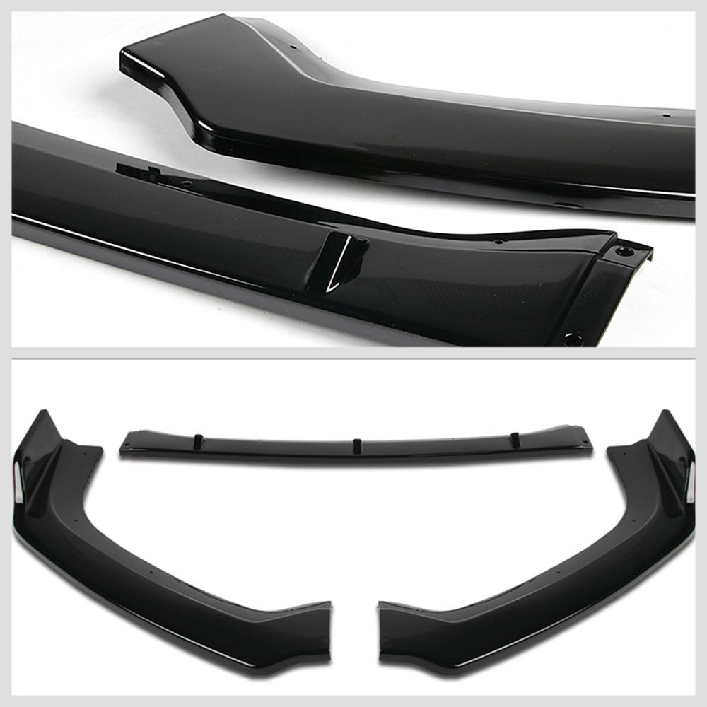 [Painted Gloss Black] Front Bumper Lip Chin Body Kit For 19-22 Nissan Altima L34