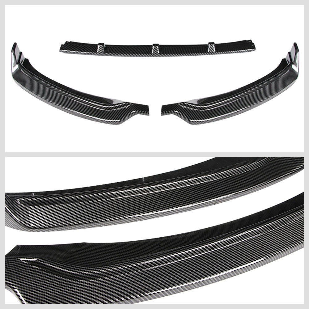 [Carbon Style Look] Front Bumper Lip Guard Body Kit For 17-18 Hyundai Elantra AD