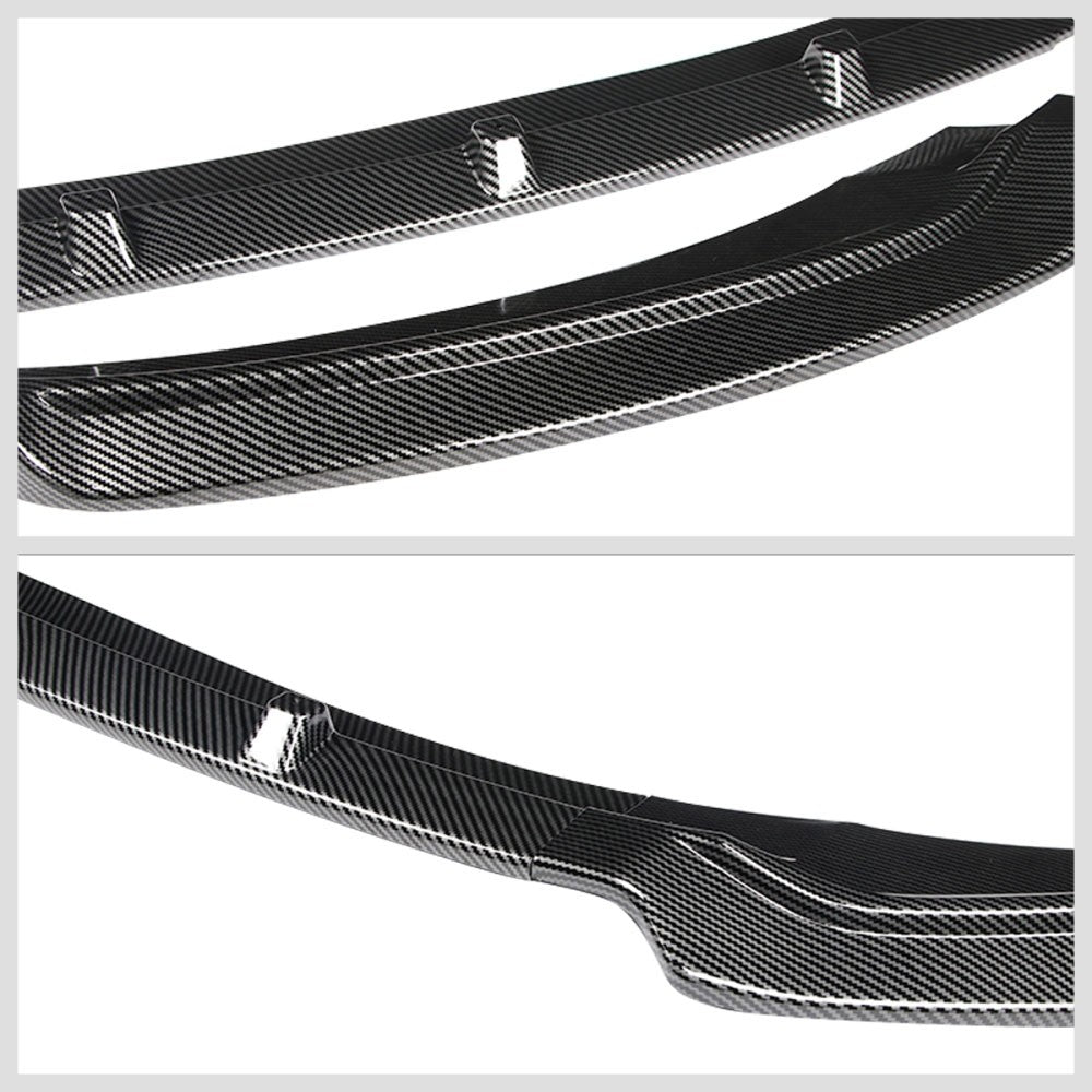 [Carbon Style Look] Front Bumper Lip Guard Body Kit For 17-18 Hyundai Elantra AD