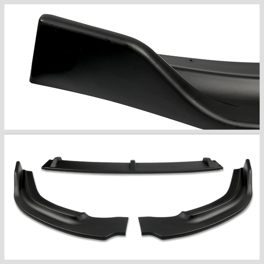[Matte Black] Front Bumper Lip Guard Body Kit For 06-08 Honda Civic 4DR Sedan FA