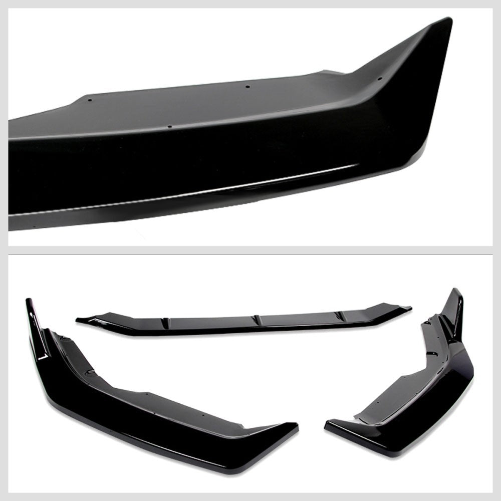 [Painted Gloss Black] Front Bumper Lip Body Kit For 20+ Nissan Sentra Sedan B18