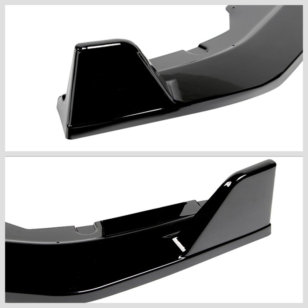 [Painted Gloss Black] Front Bumper Lip Body Kit For 20+ Nissan Sentra Sedan B18