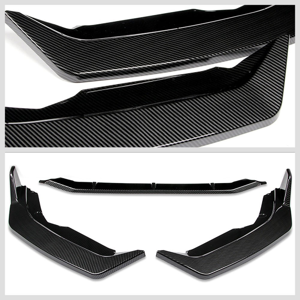[Carbon Style Look] Front Bumper Lip Body Kit For 20+ Nissan Sentra Sedan B18