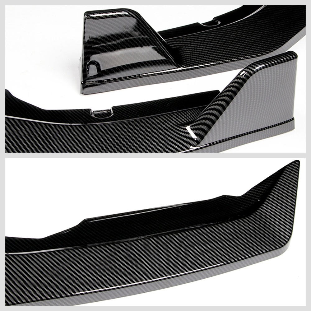[Carbon Style Look] Front Bumper Lip Body Kit For 20+ Nissan Sentra Sedan B18