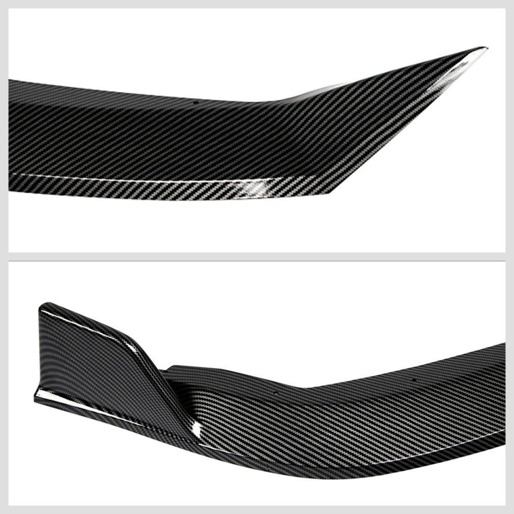 [Carbon Style Look] Front Bumper Lip Chin For 20-22 Toyota Corolla L LE XLE E210