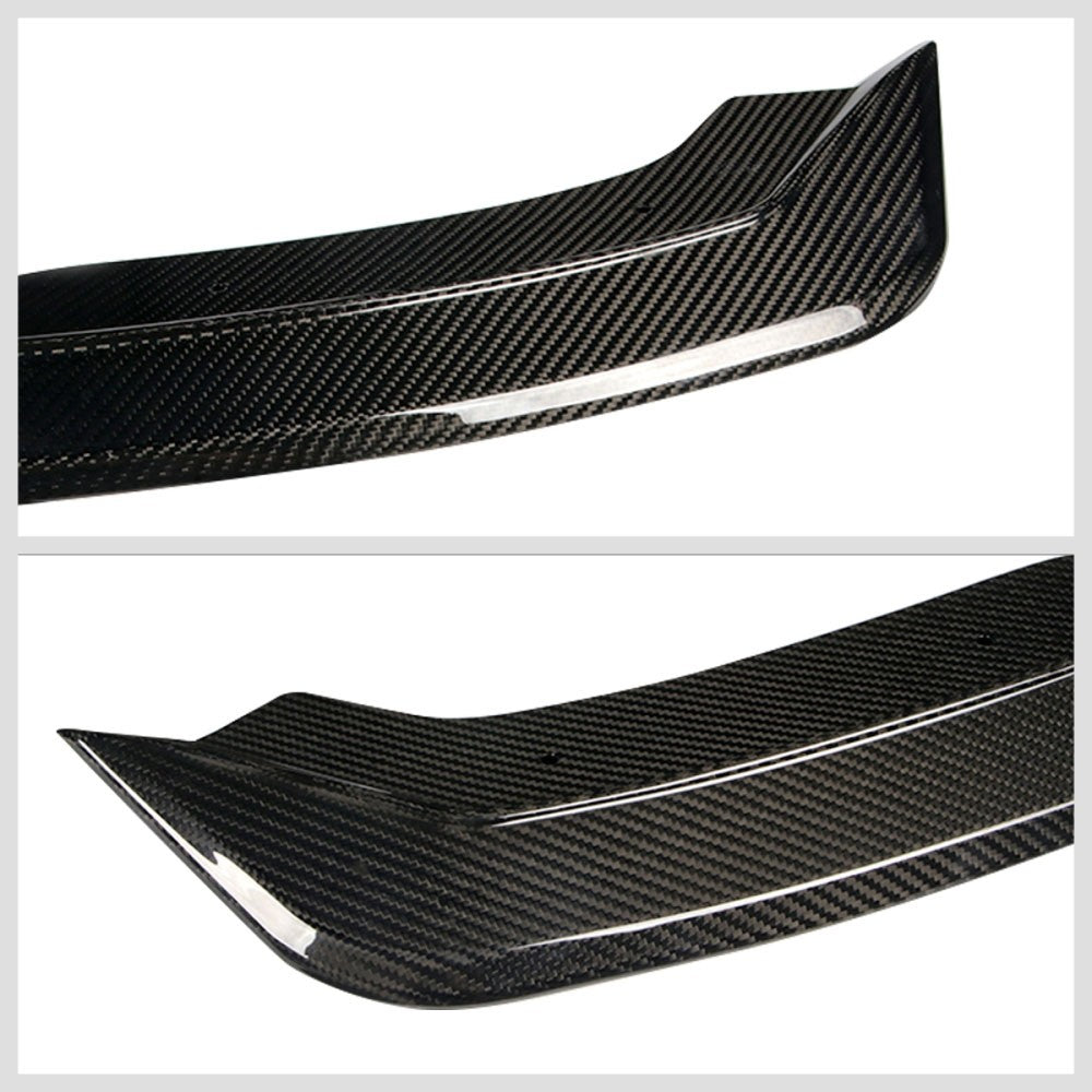 [Real Glossy Carbon Fiber] Front Bumper Lip Guard Spoiler For 18-20 Honda Fit GK