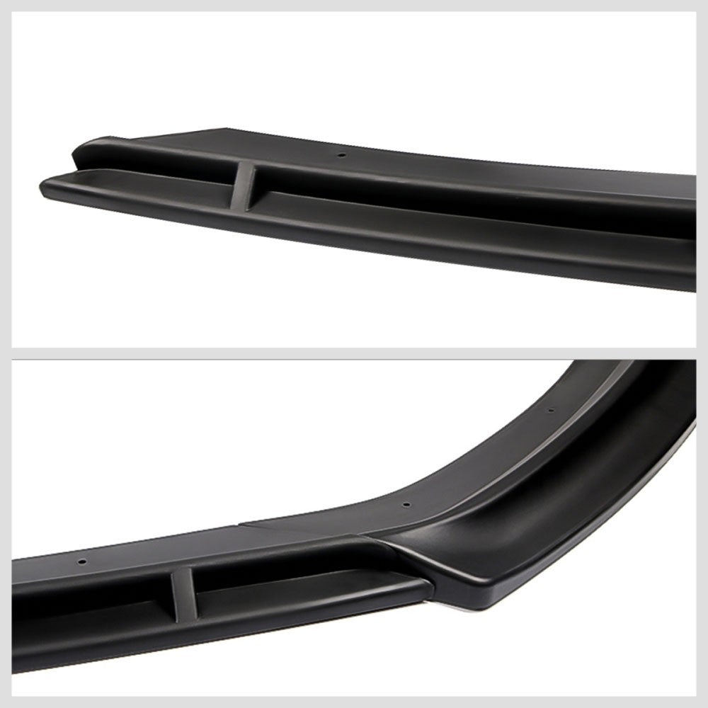[Matte Black] Front Bumper Lip Guard Body Kit For 17-20 Audi A3 Base/Premium 8V