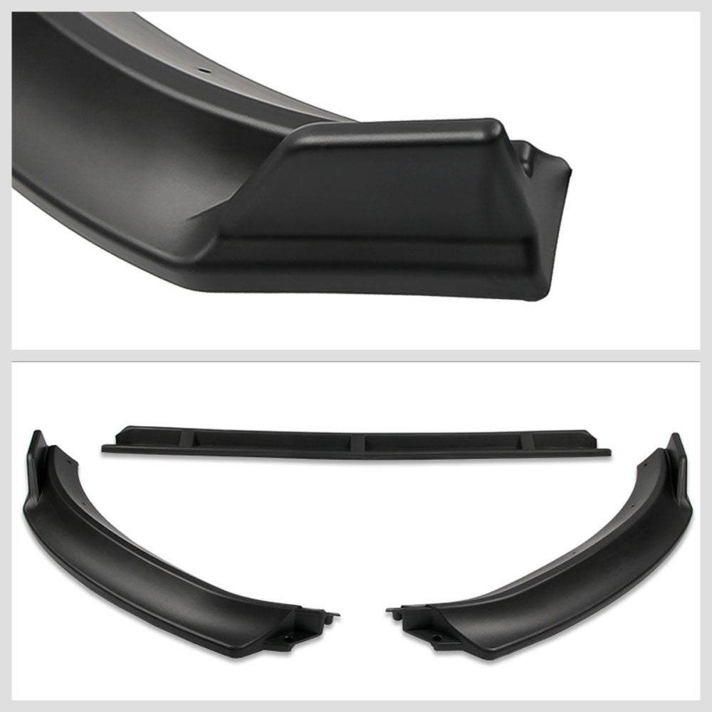 [Matte Black] Front Bumper Lip Chin Guard Body Kit For 14-17 Volkswagen Golf MK7