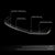 [Carbon Style Look] Universal Front Bumper Lip Lower Body Kit Guard Splitter