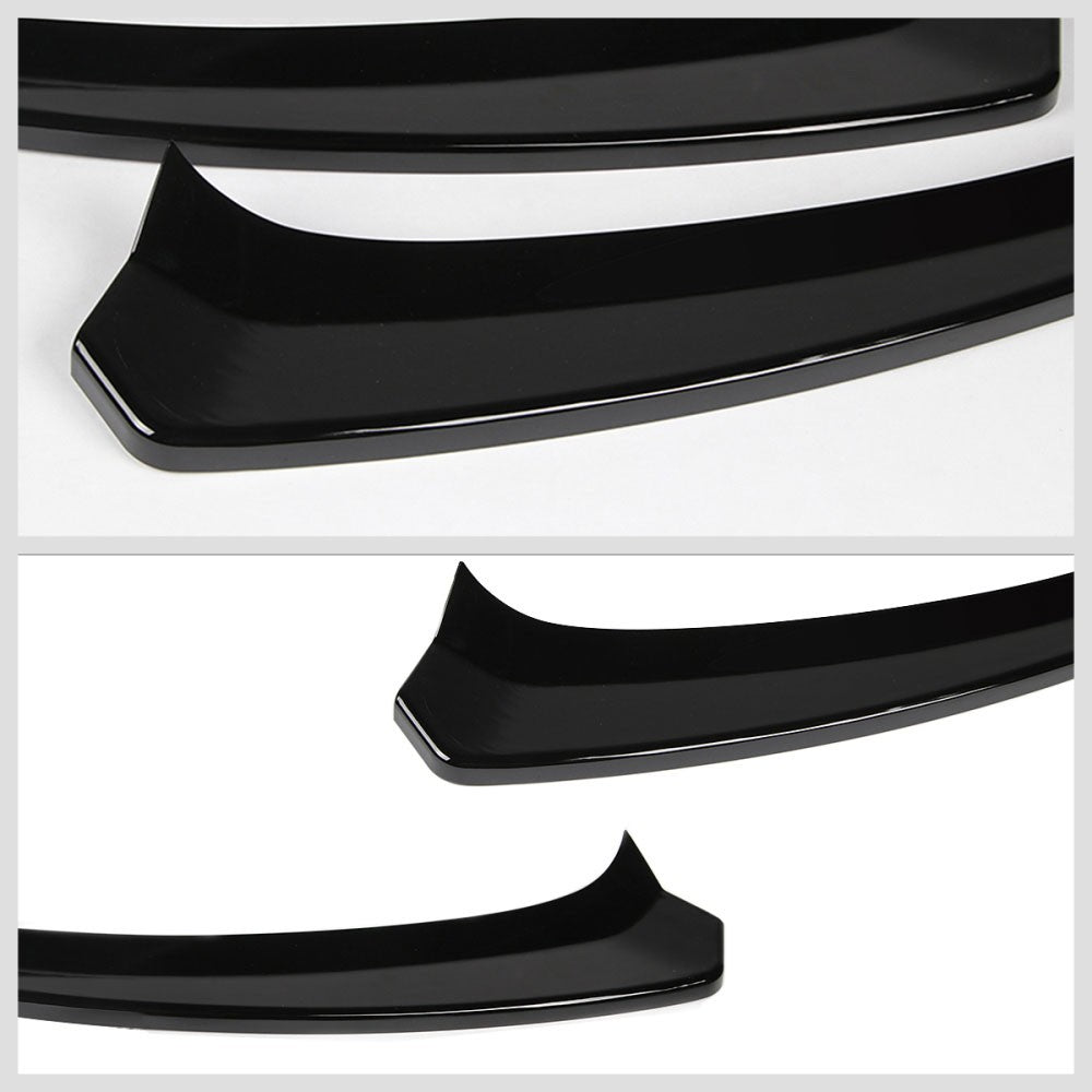 [Painted Gloss Black] Front Bumper Lip Guard Spoiler For 15-18 Benz C-Class W205