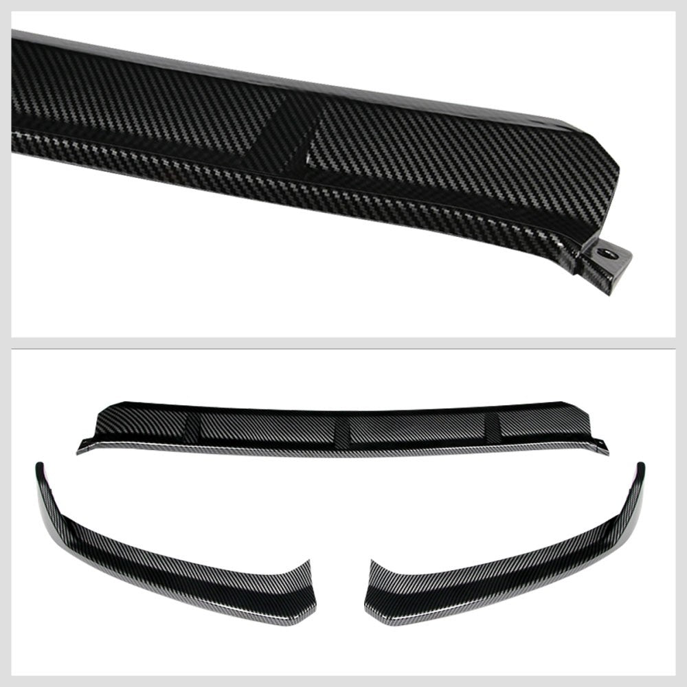 [Carbon Style Look] Front Bumper Lip Guard Body Kit For 15-18 Benz C-Class W205