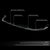 [Painted Gloss Black] Front Bumper Lip Guard Spoiler For 19-20 Benz C-Class W205