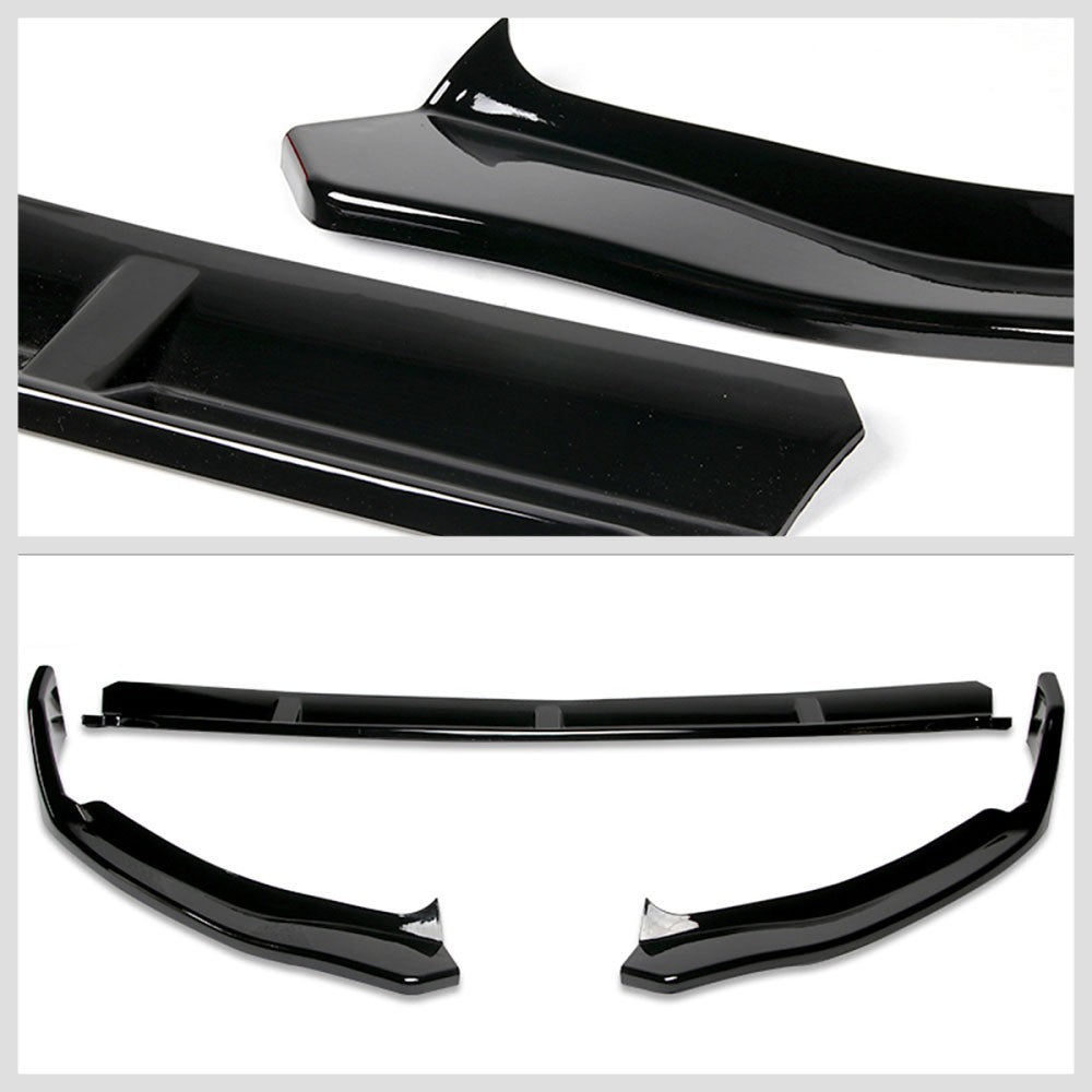 [Painted Gloss Black] Front Bumper Lip Guard Spoiler For 19-20 Benz C-Class W205