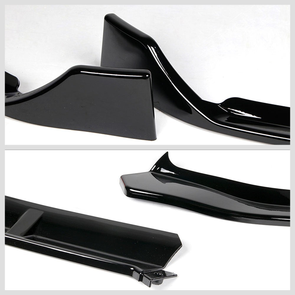 [Painted Gloss Black] Front Bumper Lip Guard Spoiler For 19-20 Benz C-Class W205