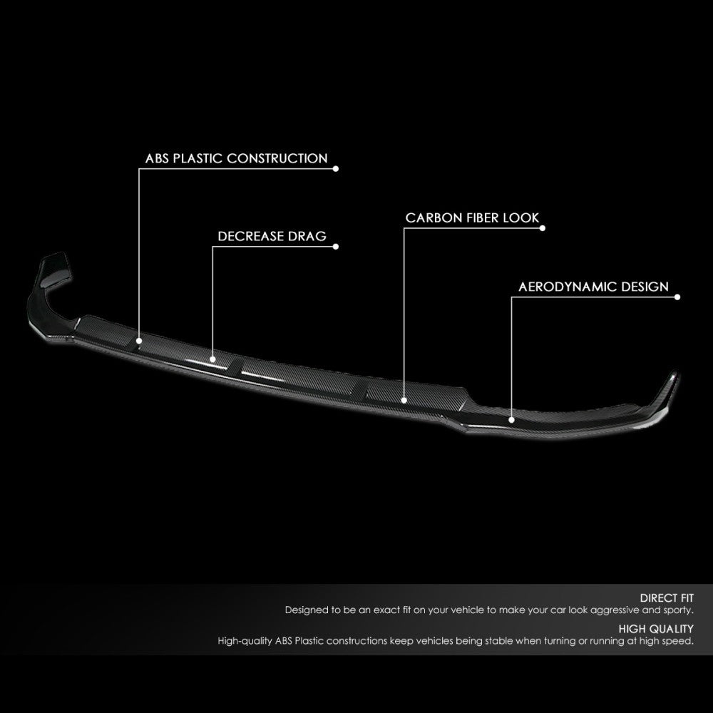 [Carbon Style Look] Front Bumper Lip Guard Body Kit For 19-20 Benz C-Class W205