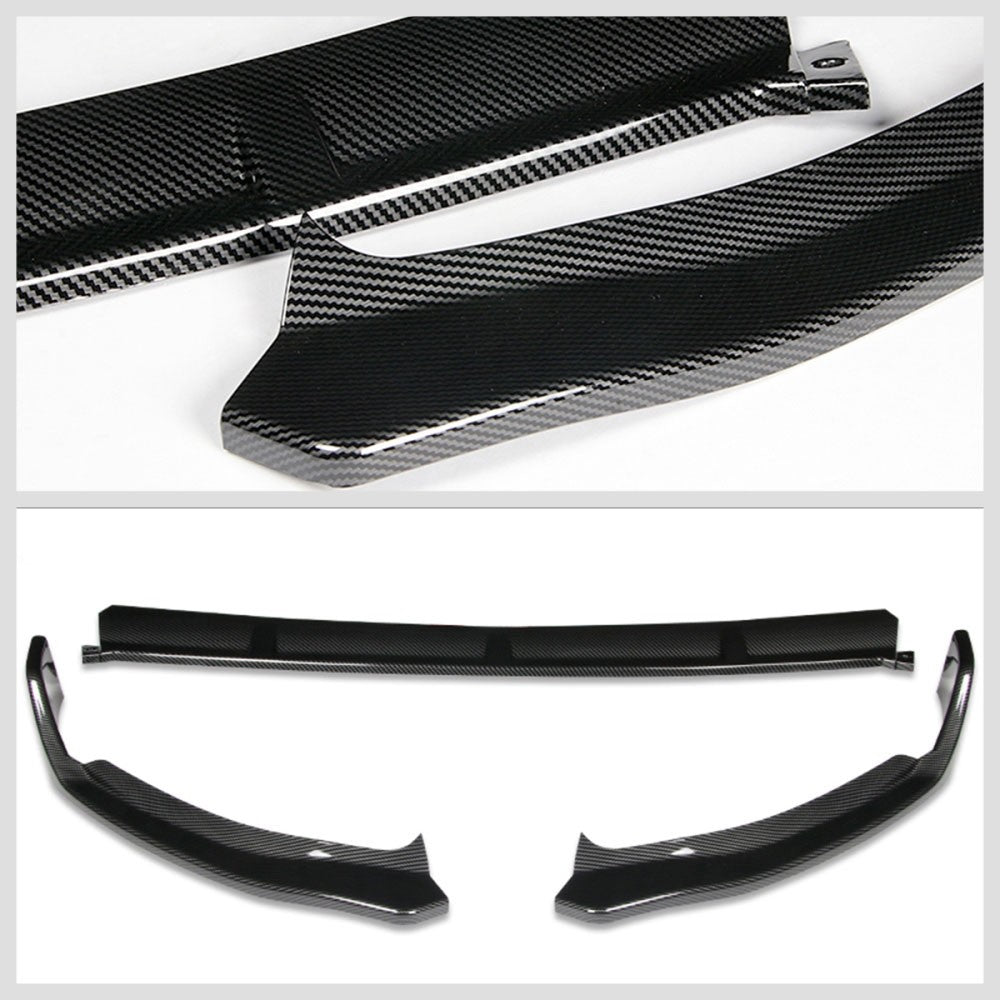 [Carbon Style Look] Front Bumper Lip Guard Body Kit For 19-20 Benz C-Class W205