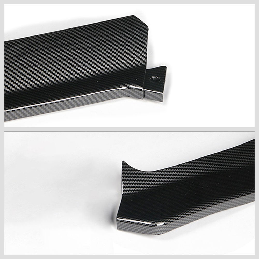 [Carbon Style Look] Front Bumper Lip Guard Body Kit For 19-20 Benz C-Class W205