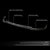 [Matte Black] Front Bumper Lip Chin Guard Body Kit For 19-20 Benz C-Class W205