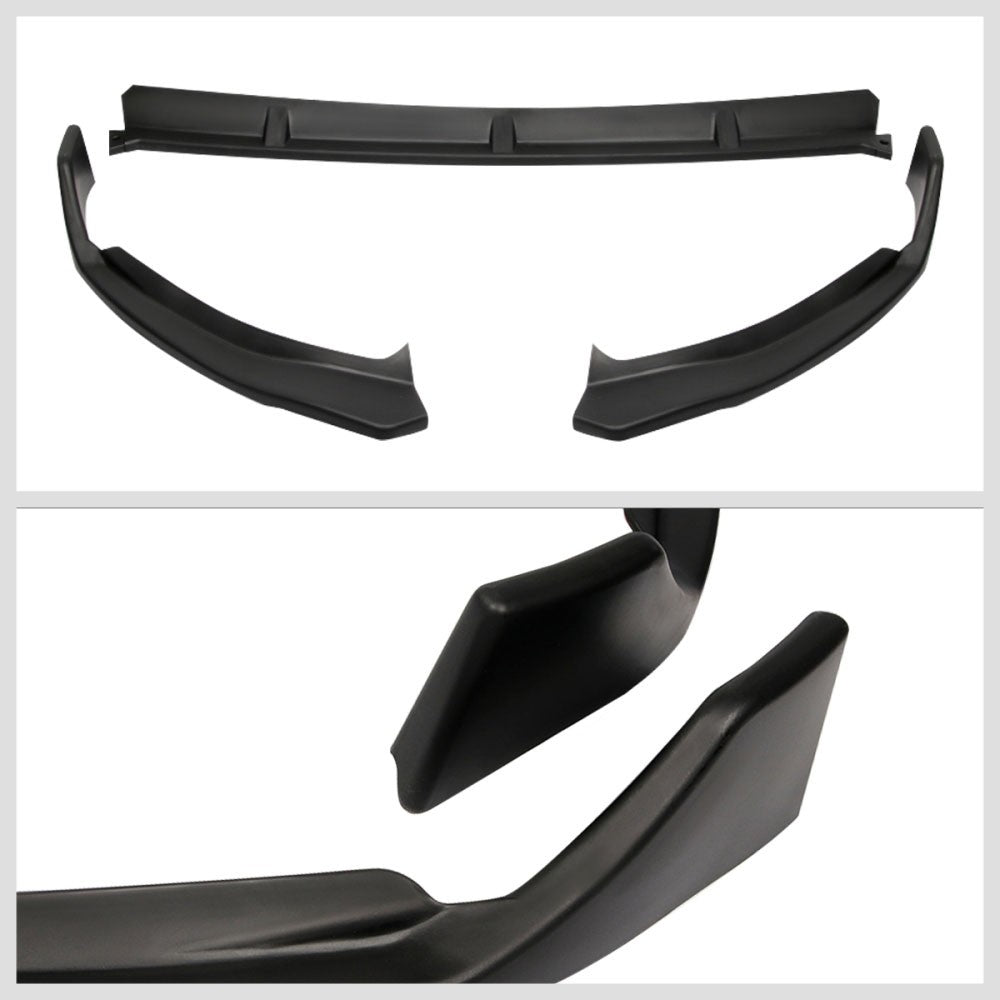 [Matte Black] Front Bumper Lip Chin Guard Body Kit For 19-20 Benz C-Class W205