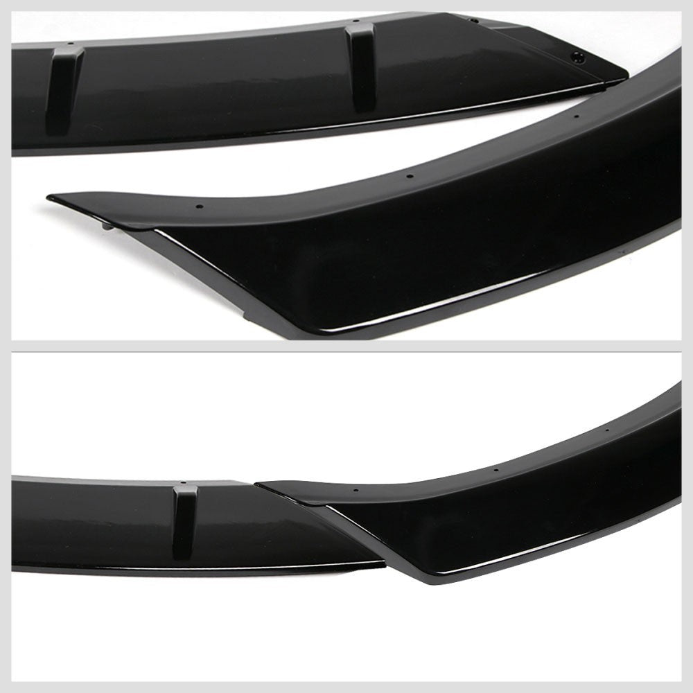 [Painted Gloss Black] Front Bumper Lip For 16-19 BMW F30 F35 F31 F34 3-Series