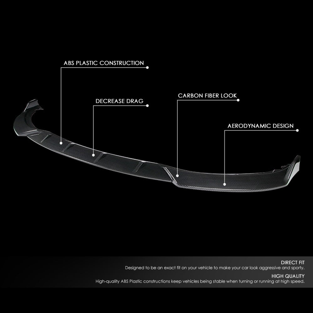 [Carbon Style Look] Front Bumper Lip Guard For 16-19 BMW F30 F35 F31 F34 3Series