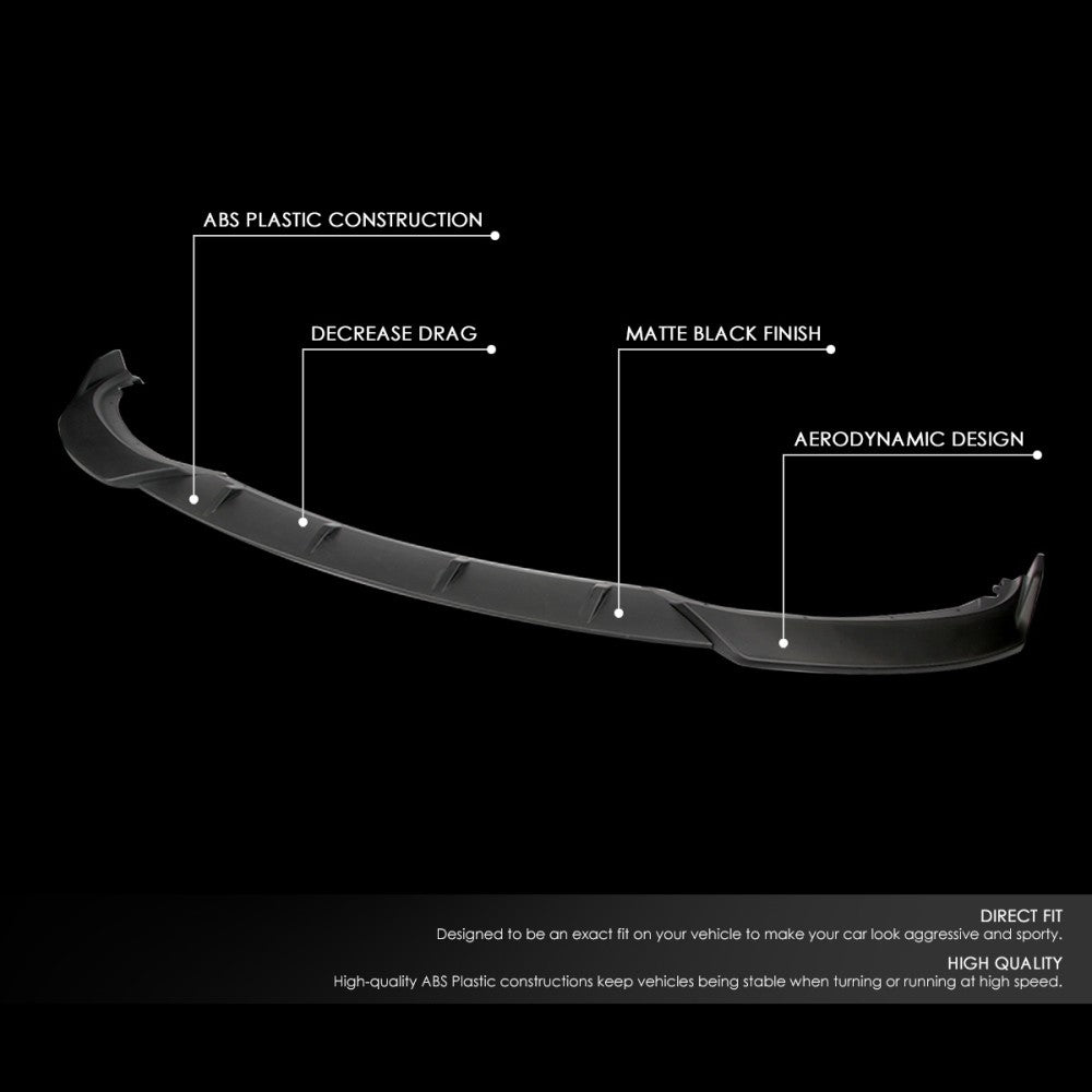[Matte Black] Front Bumper Lip Chin Guard For 16-19 BMW F30 F35 F31 F34 3-Series