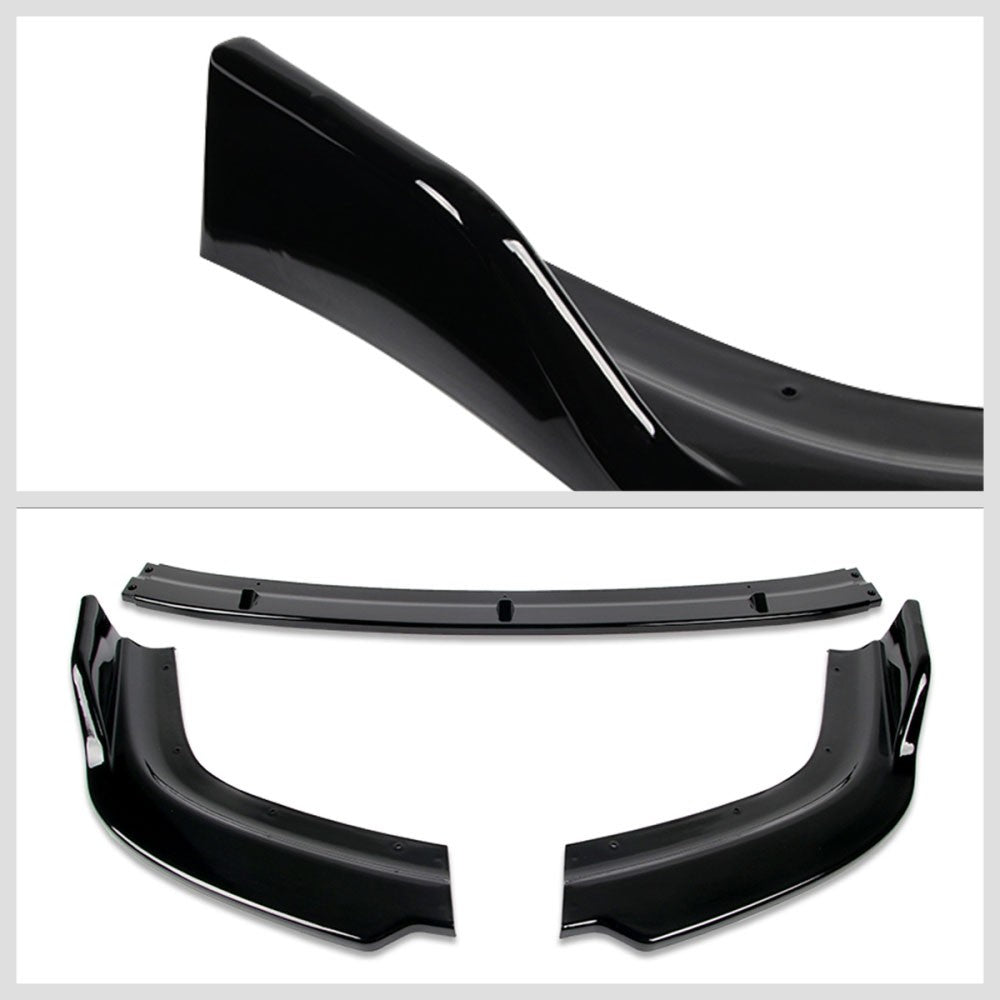 [Painted Gloss Black] Front Bumper Lip Guard Spoiler For 96-98 Honda Civic EJ EK