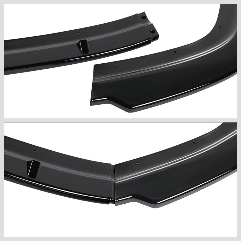 [Painted Gloss Black] Front Bumper Lip Guard Spoiler For 96-98 Honda Civic EJ EK