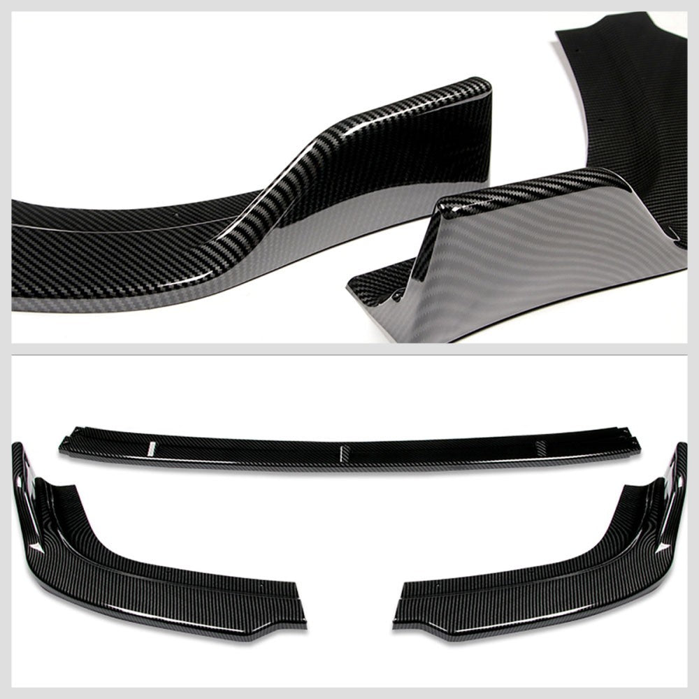 [Carbon Style Look] Front Bumper Lip Guard Body Kit For 96-98 Honda Civic EJ EK