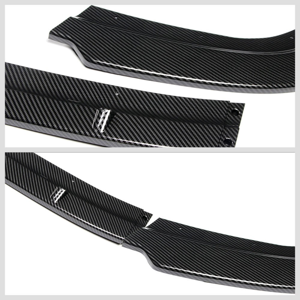 [Carbon Style Look] Front Bumper Lip Guard Body Kit For 96-98 Honda Civic EJ EK