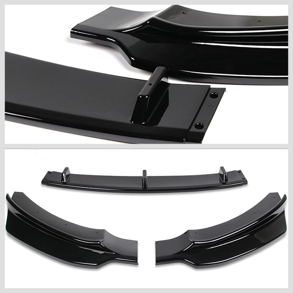 [Painted Gloss Black] Front Bumper Lip For 14-19 BMW F32 F33 F36 Sport/M-Sport