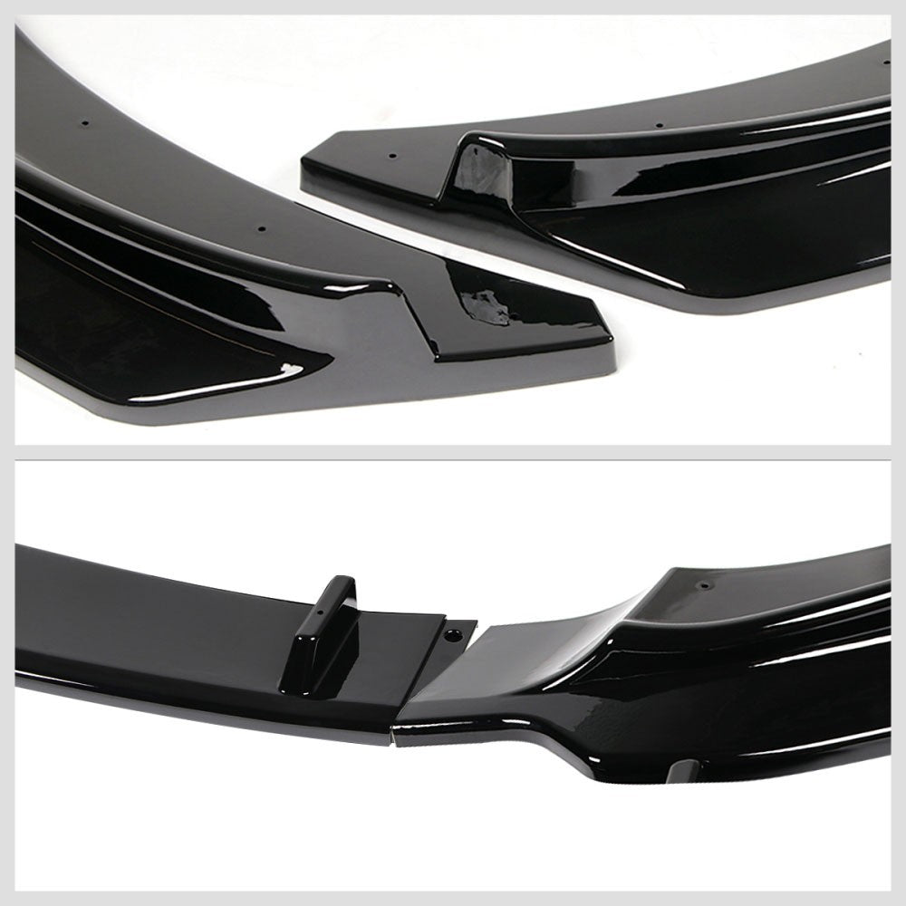 [Painted Gloss Black] Front Bumper Lip For 14-19 BMW F32 F33 F36 Sport/M-Sport