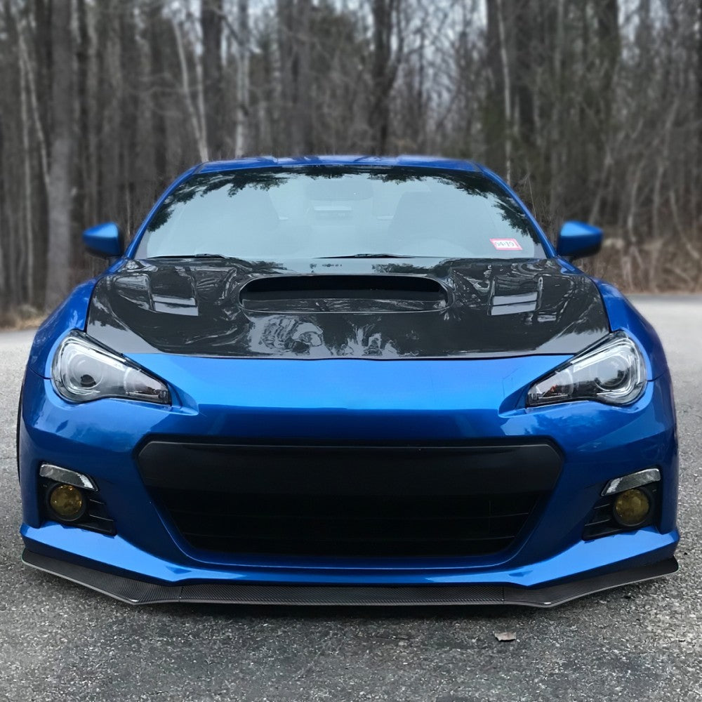 [Carbon Style Look] Front Bumper Lip Chin Guard For 13-16 Subaru BRZ Gen1 ZC6