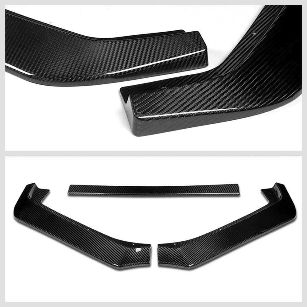 [Real Glossy Carbon Fiber] Front Bumper Lip Guard For 13-16 Subaru BRZ Gen1 ZC6