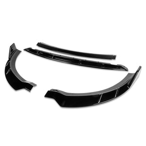 [Painted Gloss Black] Front Bumper Lip Guard Body Kit For 15-21 Dodge Charger LD