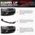 [Matte Black] Front Bumper Lip Chin Guard Body Kit For 12 Honda Civic 4DR Sedan