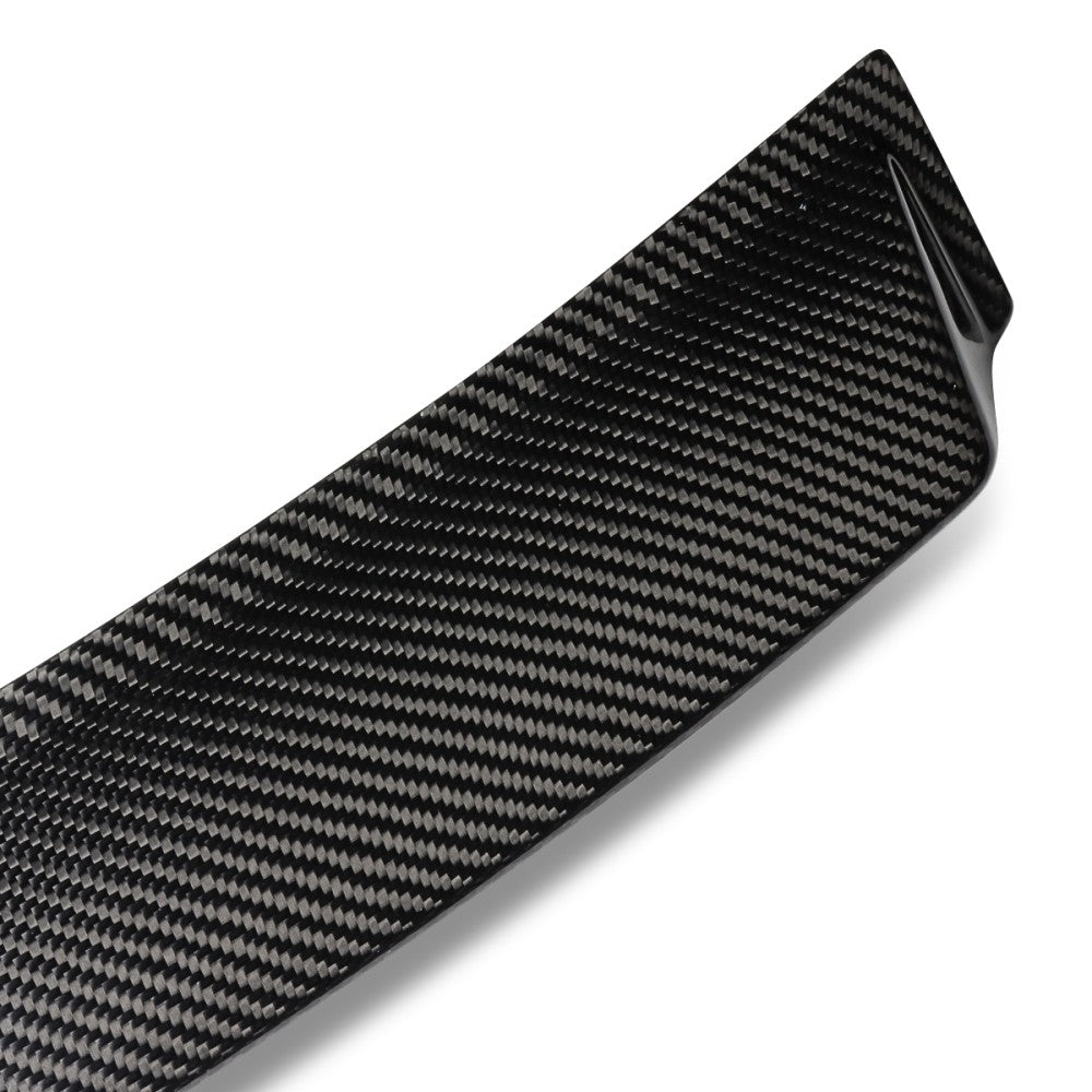 Black Carbon Fiber Rear Window Roof Spoiler 05-12 3-Series E90 Sedan BFC-RESPL-6166-CF