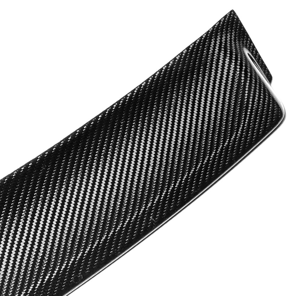 Black Carbon Fiber Rear Window Roof Spoiler 10-16 5-Series F10 Sedan BFC-RESPL-6169-CF