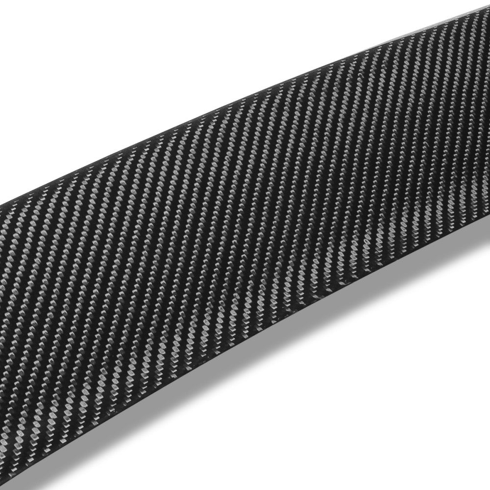 Black Carbon Fiber Rear Window Roof Spoiler 99-06 3-Series E46 Sedan BFC-RESPL-6173-CF