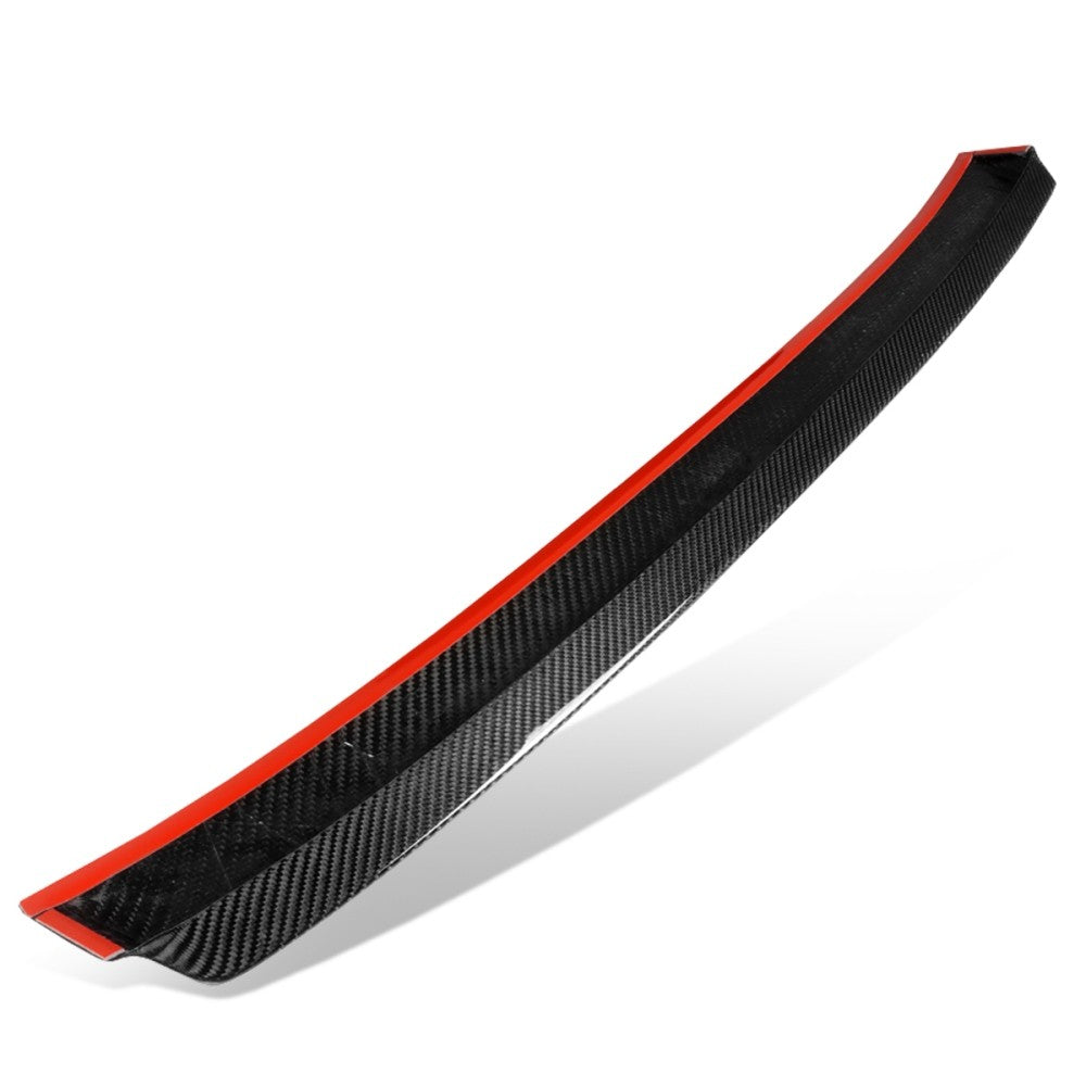 Black Carbon Fiber Rear Window Roof Spoiler 15-21 C-Class W205 Coupe BFC-RESPL-6223-CF