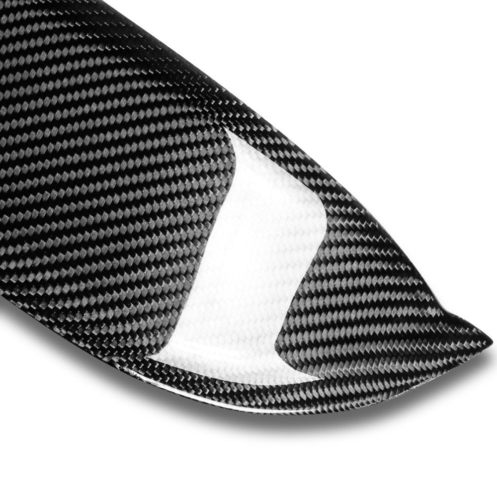 Black Carbon Fiber Rear Window Roof Spoiler 15-21 C-Class W205 Sedan BFC-RESPL-6225-CF
