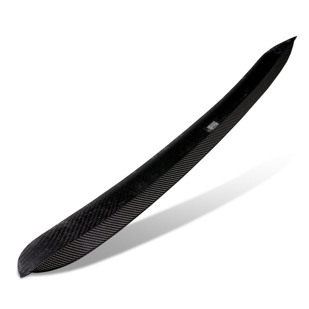 Black Carbon Fiber Rear Window Roof Spoiler 15-21 C-Class W205 Sedan BFC-RESPL-6225-CF