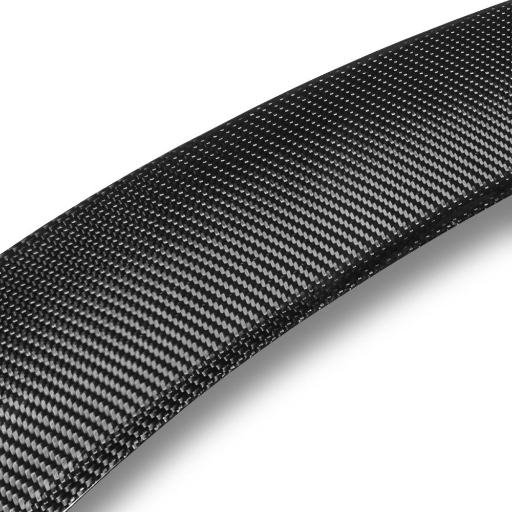 Black Carbon Fiber Rear Window Roof Spoiler 08-14 C-Class W204 Sedan BFC-RESPL-6226-CF