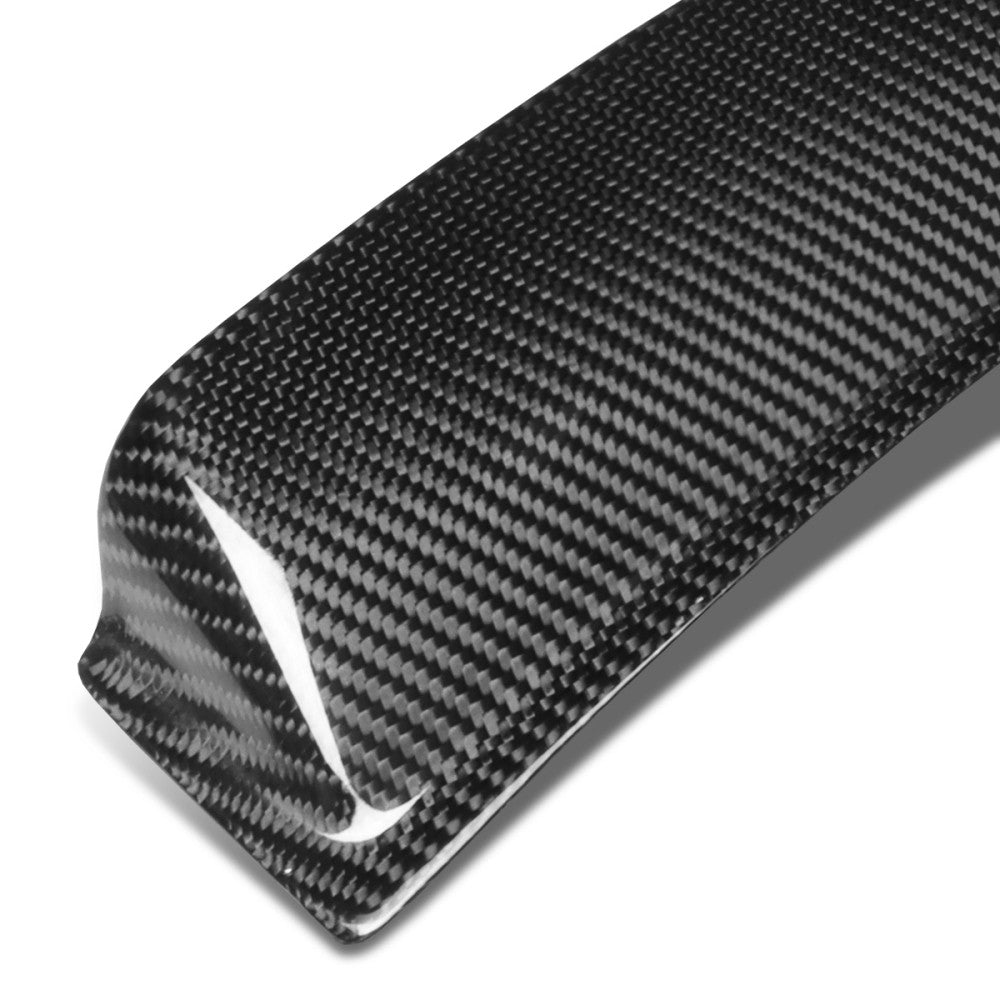 Black Carbon Fiber Rear Window Roof Spoiler 08-14 C-Class W204 Sedan BFC-RESPL-6226-CF