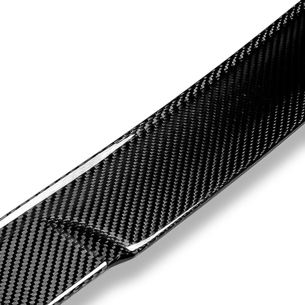 Black Carbon Fiber Rear Window Windshield Spoiler 13-17 Accord Coupe BFC-RESPL-6427-CF