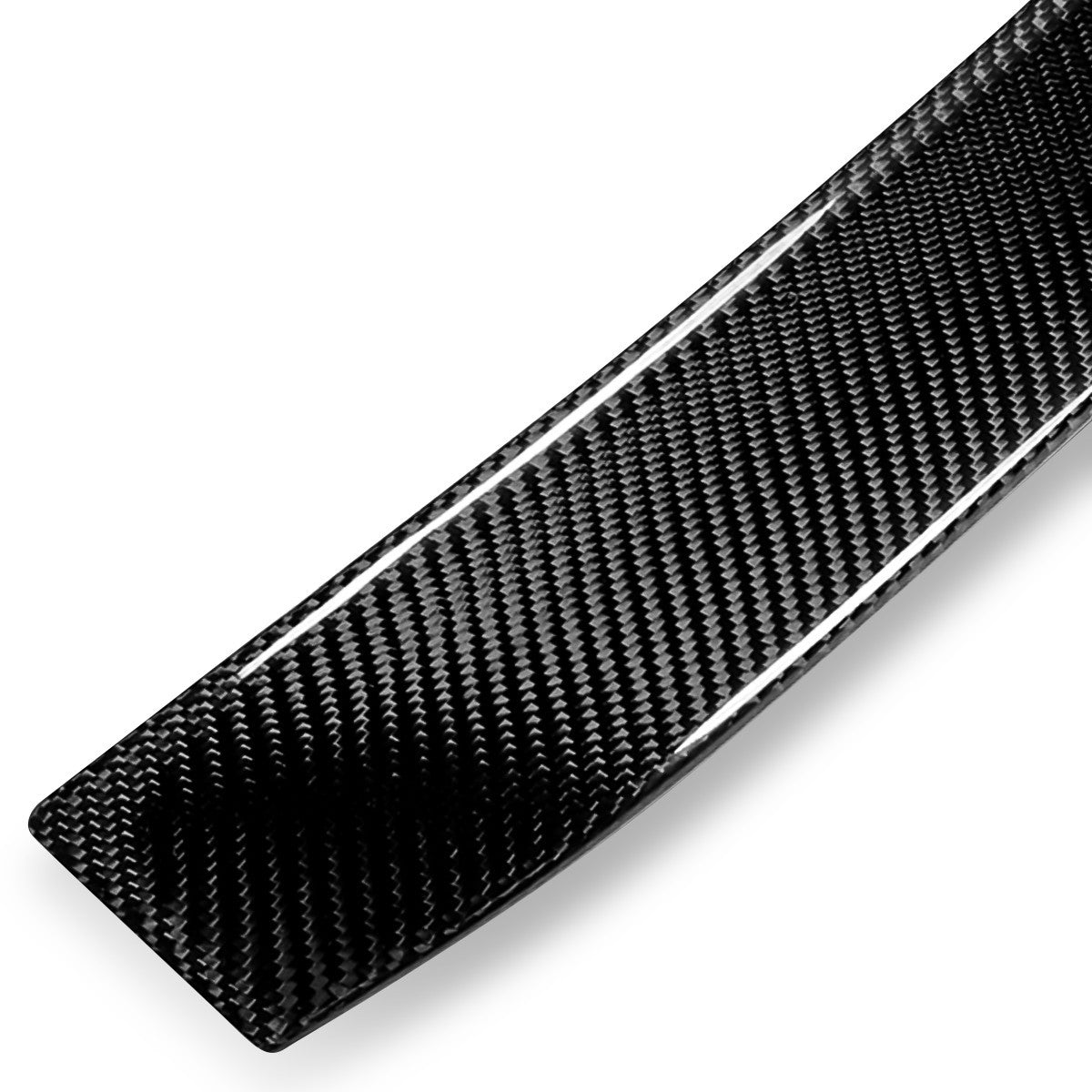 Black Carbon Fiber Rear Window Windshield Spoiler 13-17 Accord Coupe BFC-RESPL-6427-CF
