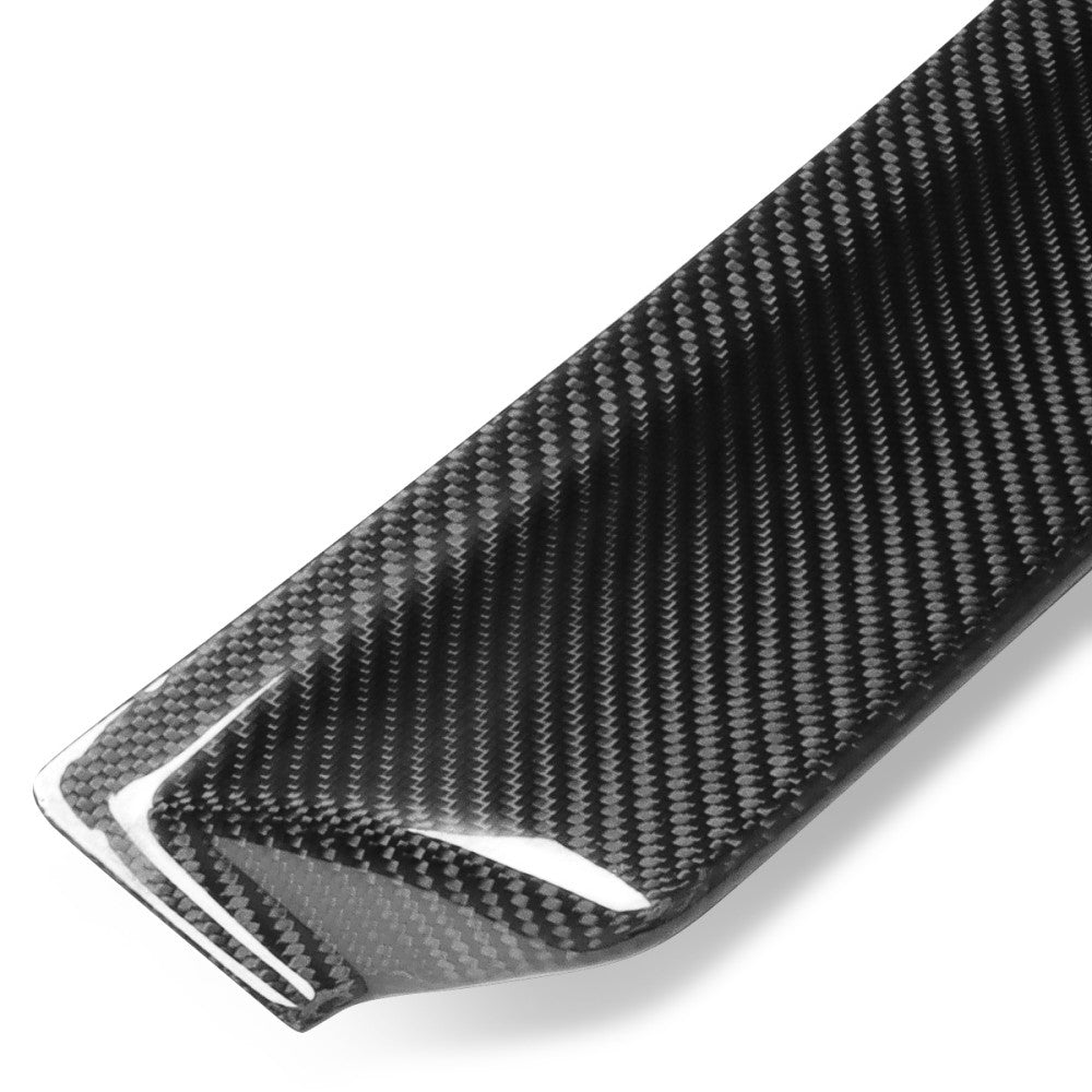 Black Carbon Fiber Rear Window Roof Spoiler 14+ Q50 Sedan V37 BFC-RESPL-6623-CF