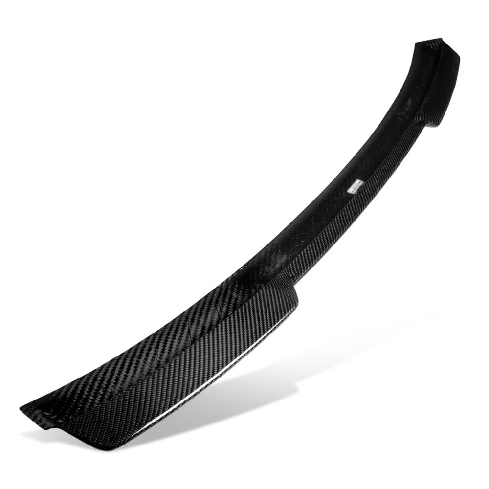 Black Carbon Fiber Rear Window Roof Spoiler 14+ Q50 Sedan V37 BFC-RESPL-6623-CF