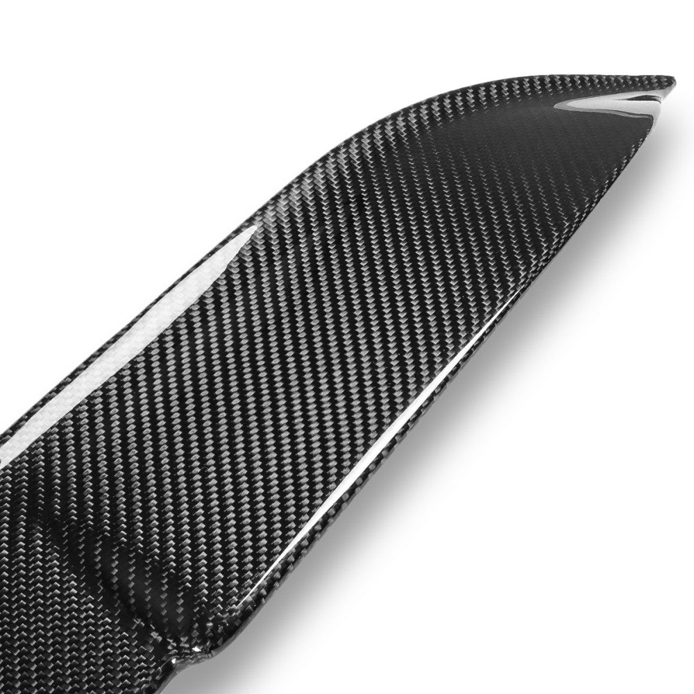 Black Carbon Fiber Rear Window Roof Spoiler 18+ Kia Stinger (CK) BFC-RESPL-6625-CF