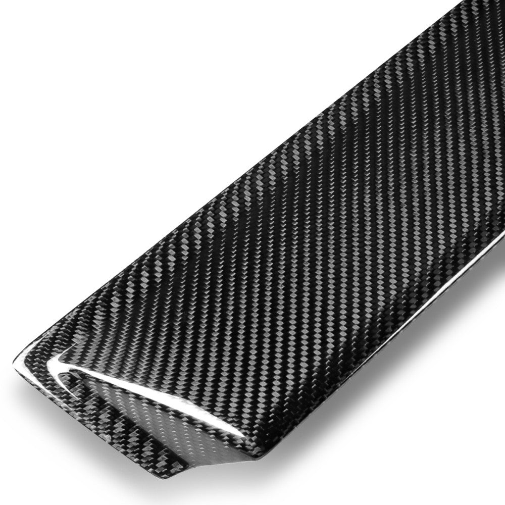 Black Carbon Fiber Rear Window Roof Spoiler 09-20 370Z Coupe Z34 BFC-RESPL-6626-CF